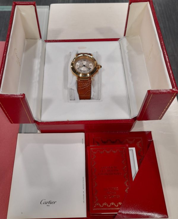 Cartier Pasha 1027, Yellow Gold, Automatic, Box/Paper - immagine 4