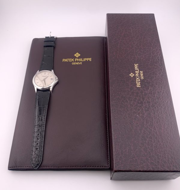 Patek Philippe Automatic Calatrava 5127 White Gold Box/Paper - immagine 7