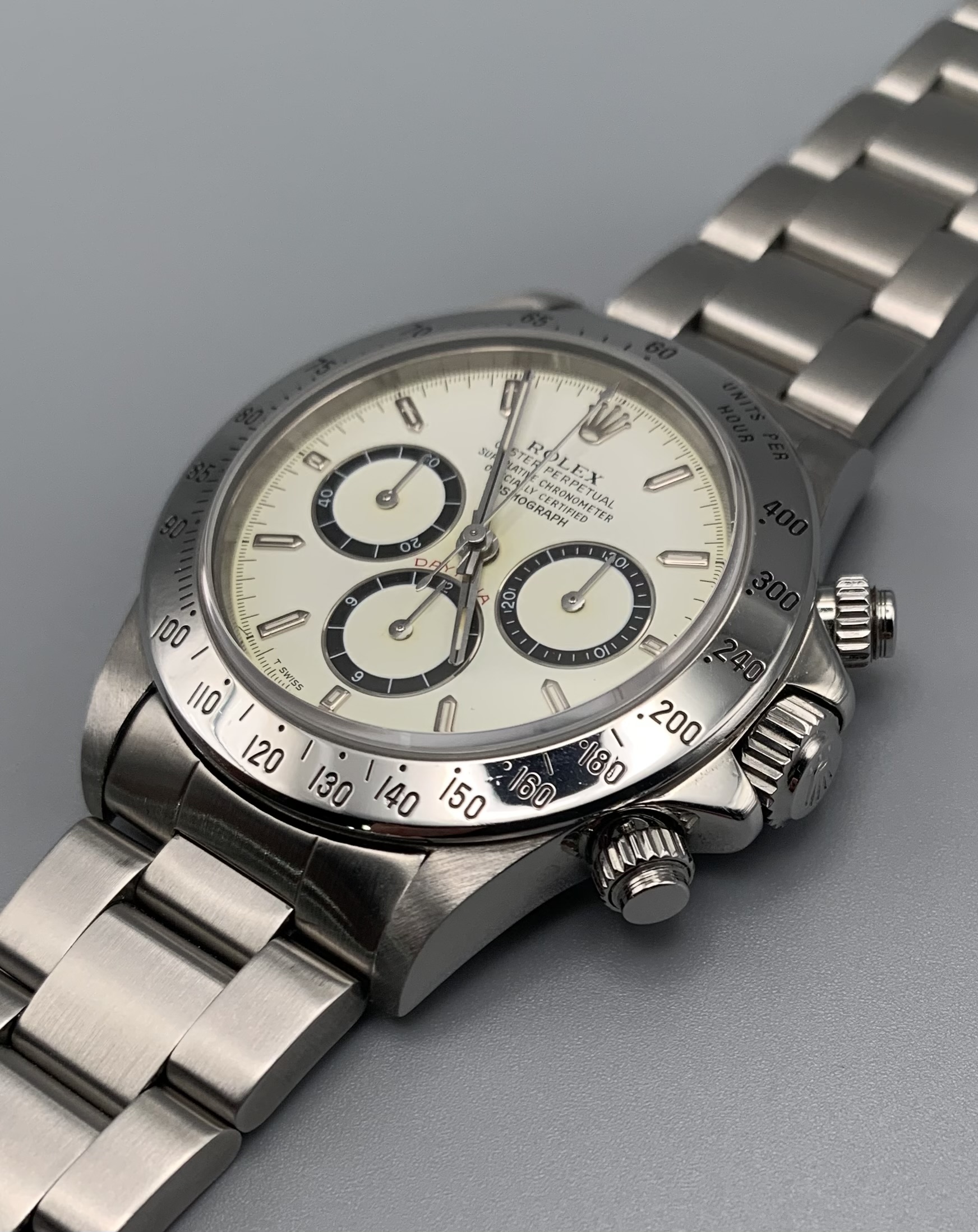 ☺︎出品 Rolex Daytona “Zenith” 16520 Cream Dial Box/Paper