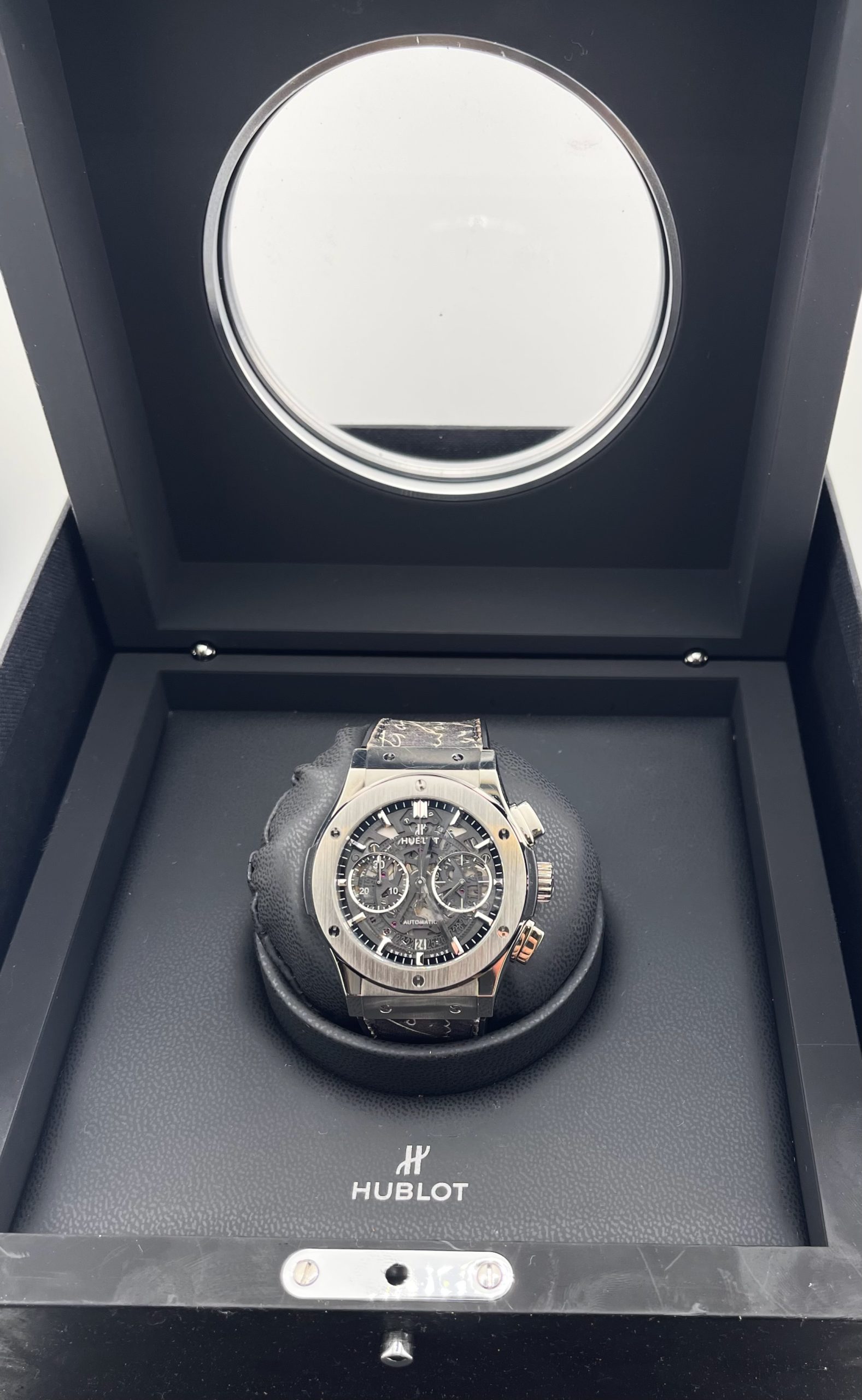 Hublot Classic Fusion Aerofusion Titanium Skeleton, Box/Paper - immagine 6