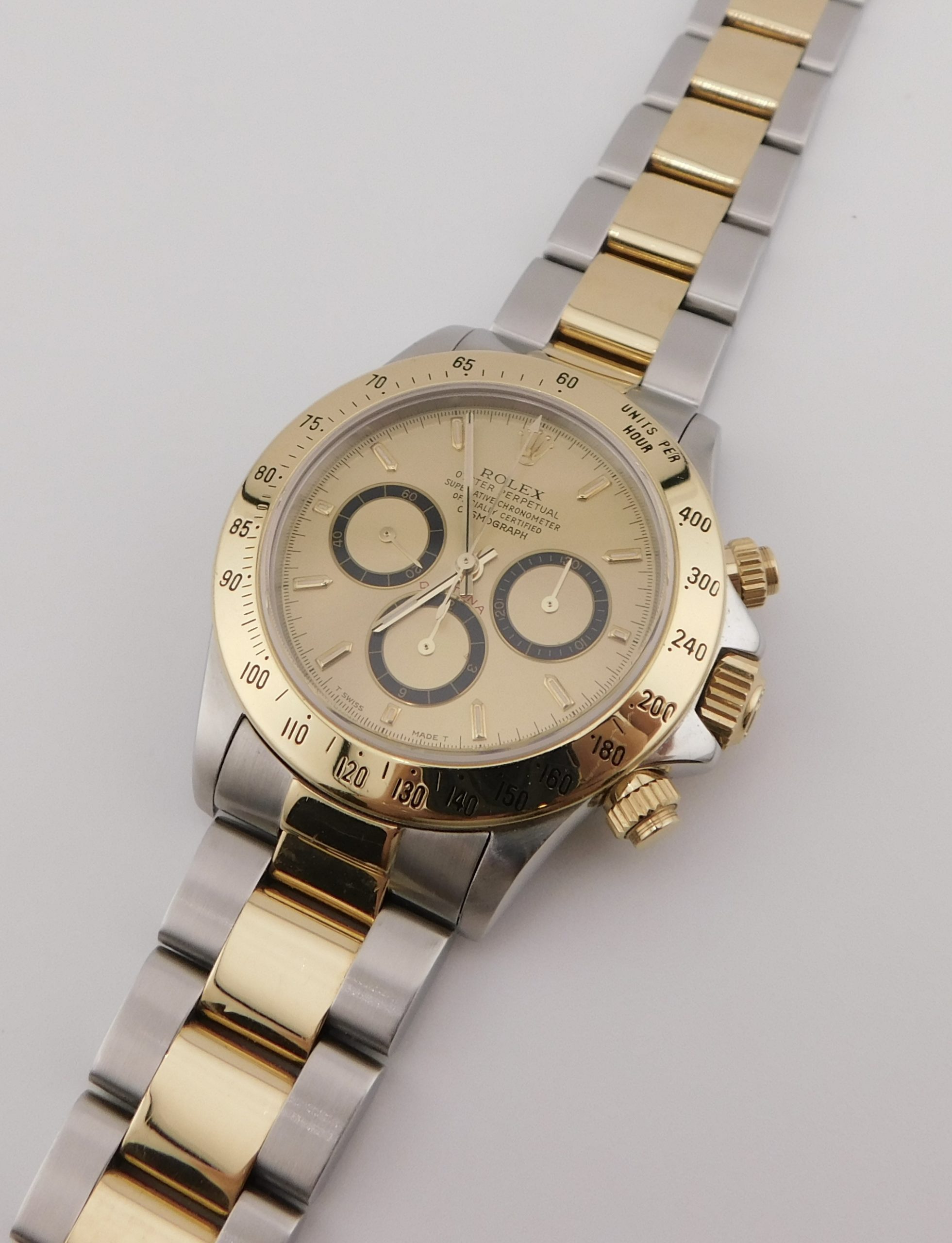 Rolex Daytona Cosmograph Acc/oro 16523 box/paper