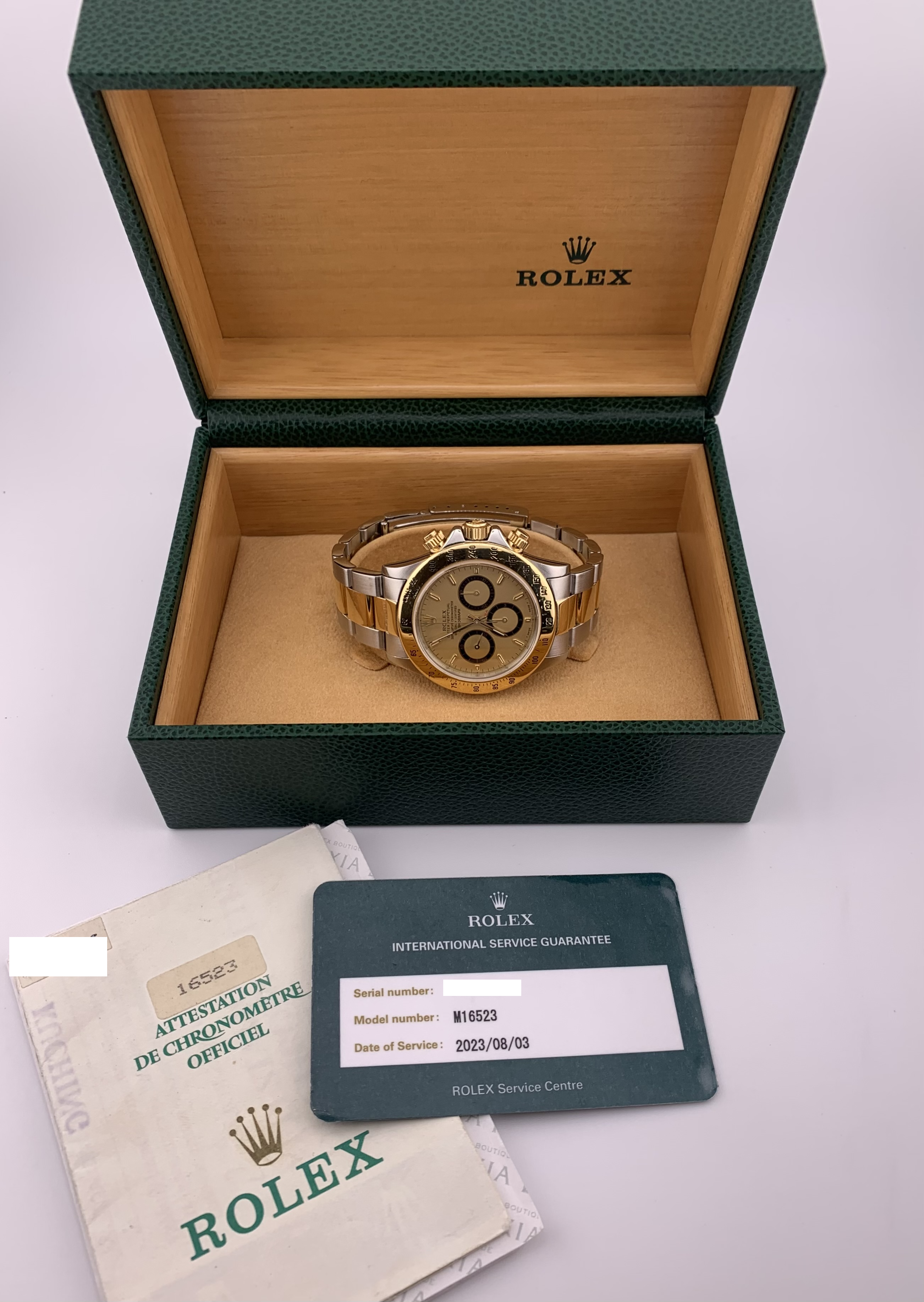 Rolex Daytona Cosmograph Acc/oro 16523 box/paper - immagine 6