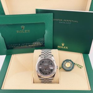 Rolex Datejust 41 Wimbledon 126334, New 2022, Box/Paper