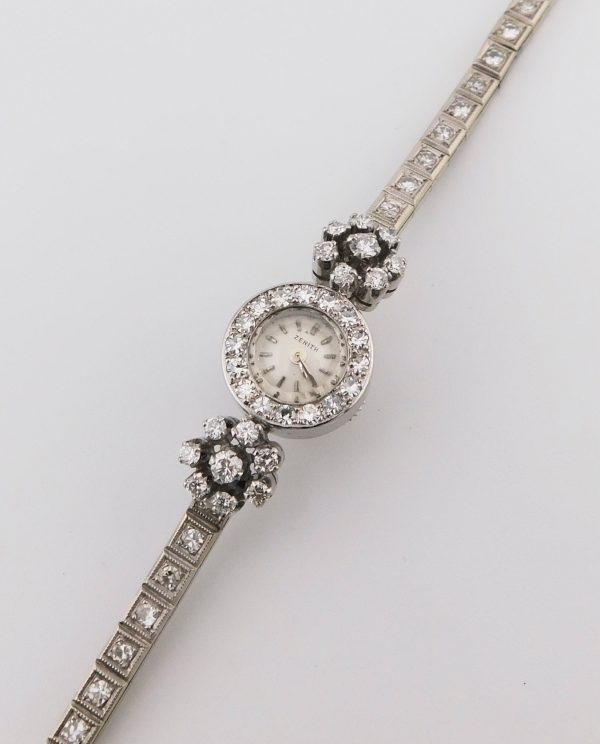 Zenith Lady, White Gold 18K, Diamonds