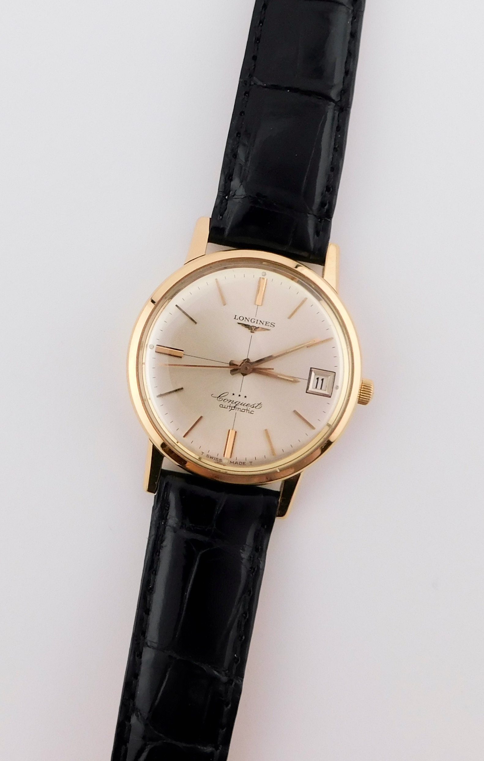 Longines Conquest ref. 9025, Rose Gold, Automatic