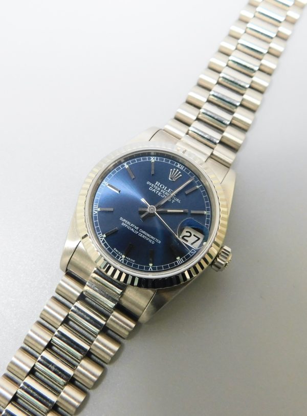 Rolex Datejust 31 68279, White Gold, Box/Rolex Service Card 2025