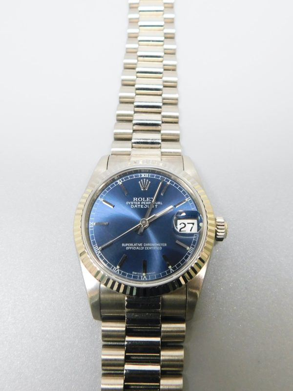 Rolex Datejust 31 68279, White Gold, Box/Rolex Service Card 2025 - immagine 2