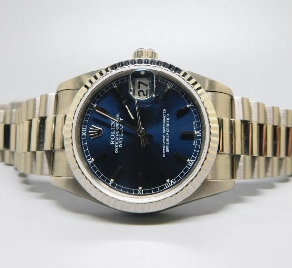 Rolex Datejust 31 68279, White Gold, Box/Rolex Service Card 2025 - immagine 3