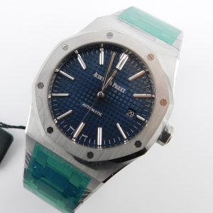 Audemars Piguet Royal Oak 15400ST Blu Dial , New, Full Stickers, Box/Paper