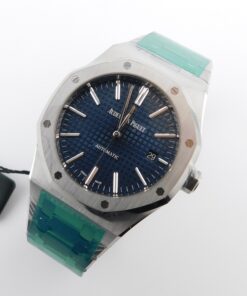 Audemars Piguet Royal Oak 15400ST  Blue Dial, Full Stickers, Box/Paper Riservato