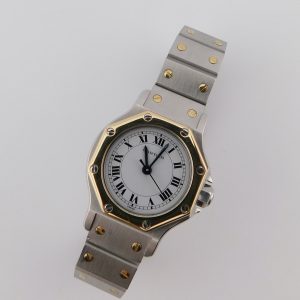 Cartier Santos Octagon, Steel/Gold, Automatic