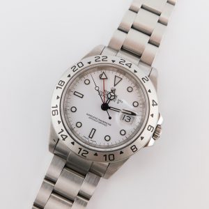 Rolex Explorer II 16570 White dial, RRR, Box/Paper