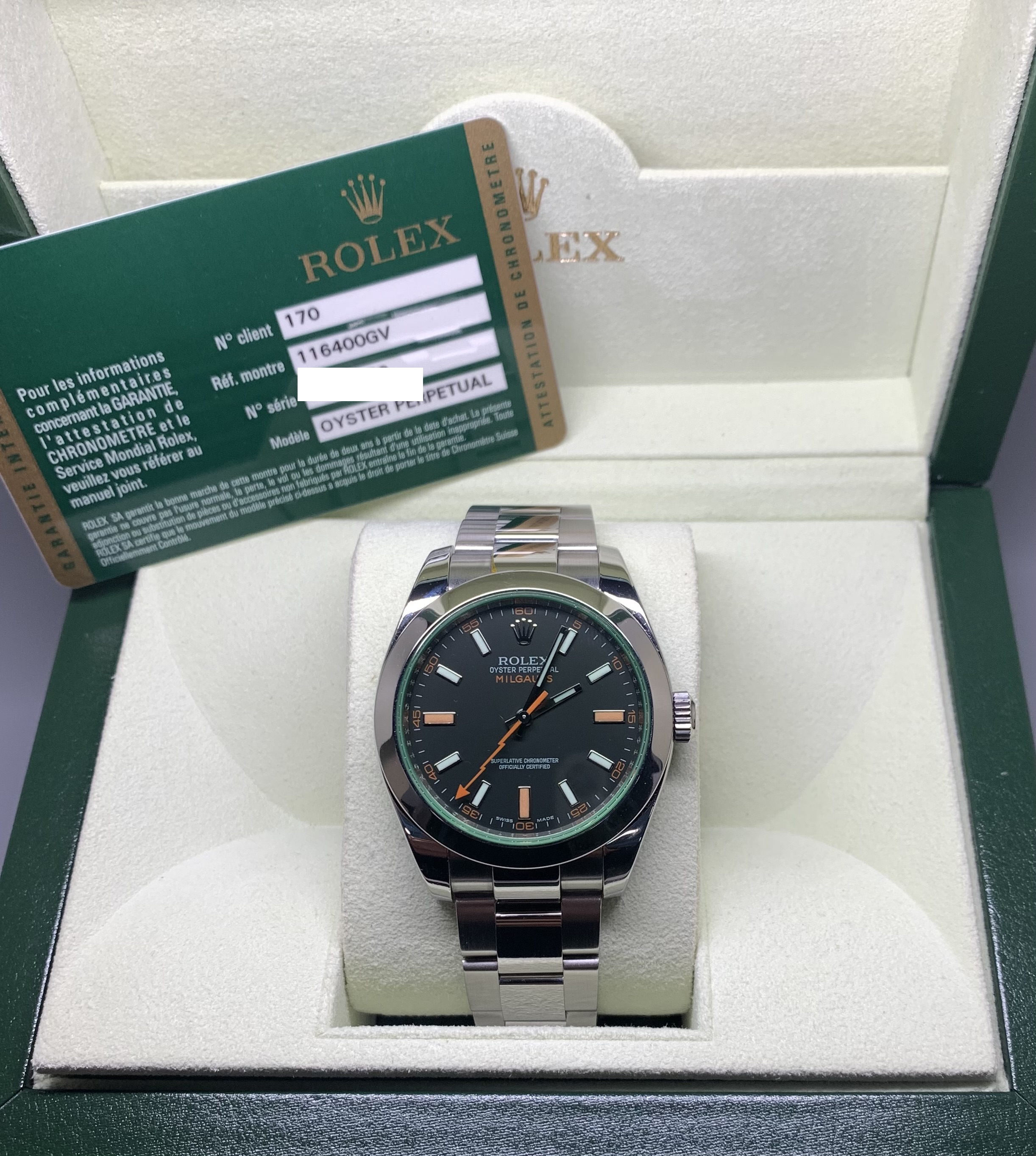 Rolex Milgauss 116400GV, Box/Paper - immagine 5