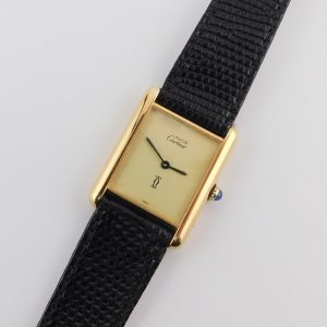 Cartier Tank Vermeil 6, Manual, Plated Gold