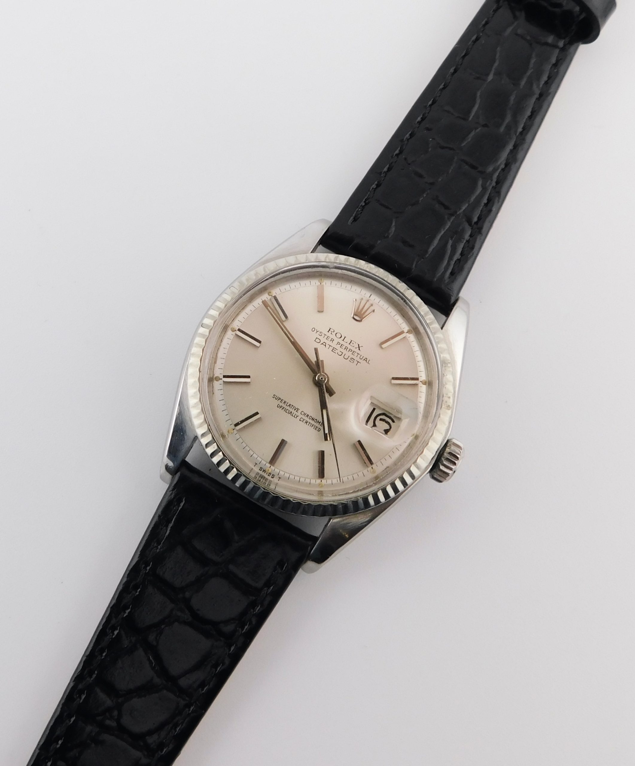 Rolex Datejust 36 1601, White Gold Bezel