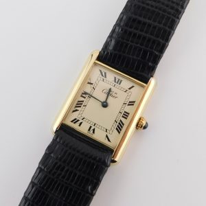 Cartier Tank Vermeil 590005, Plated Gold Reserved