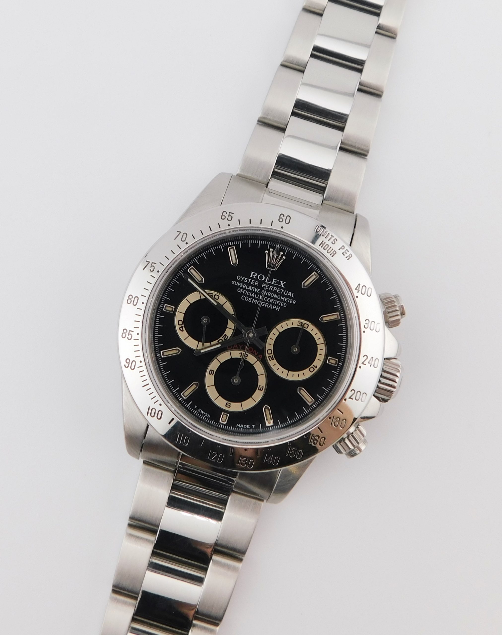 Rolex Daytona Zenith 16520 Patrizzi Dial, Box/Paper