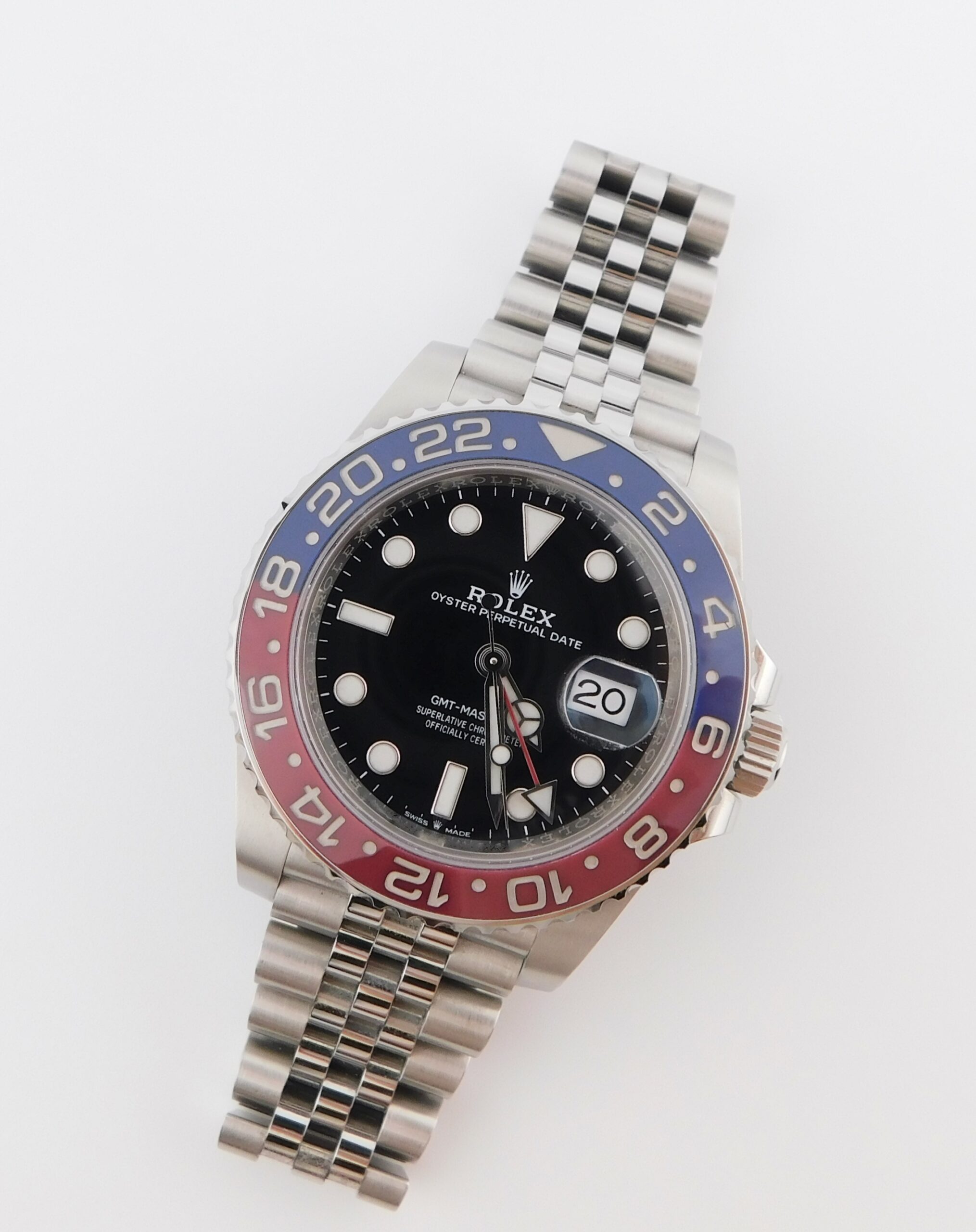 Rolex GMT-Master II 126710BLRO, Mark I, Pepsi, Jubilee Box/Paper