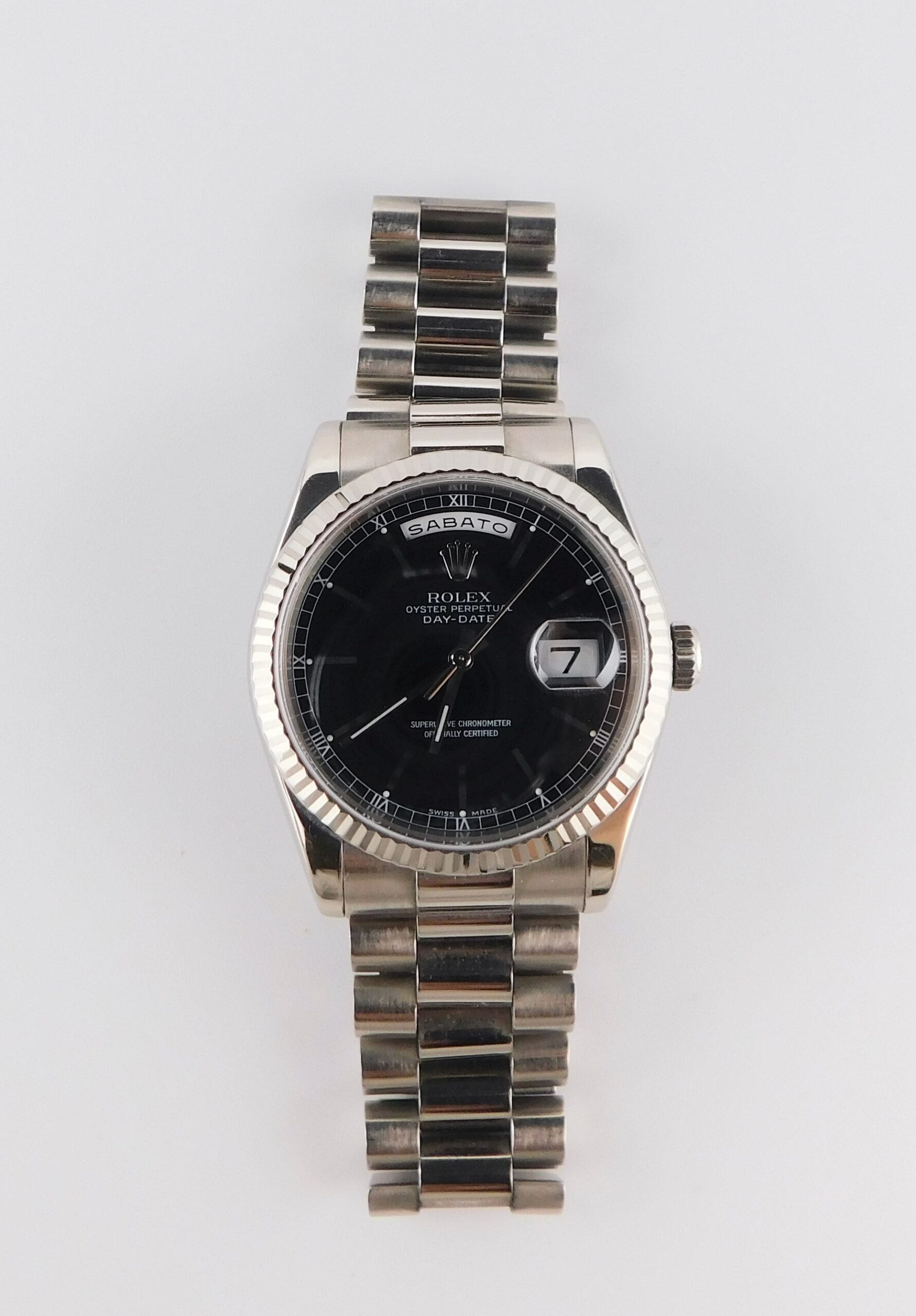 Rolex Day-Date 36 118239, White Gold, Box/Paper - Image 2