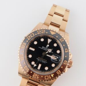 Rolex GMT-Master II Root Beer 18Kt Rose Gold Ref. 126715CHNR, Box/Paper
