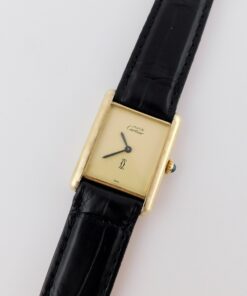Cartier Tank Vermeil 6, Plated Gold, Manual
