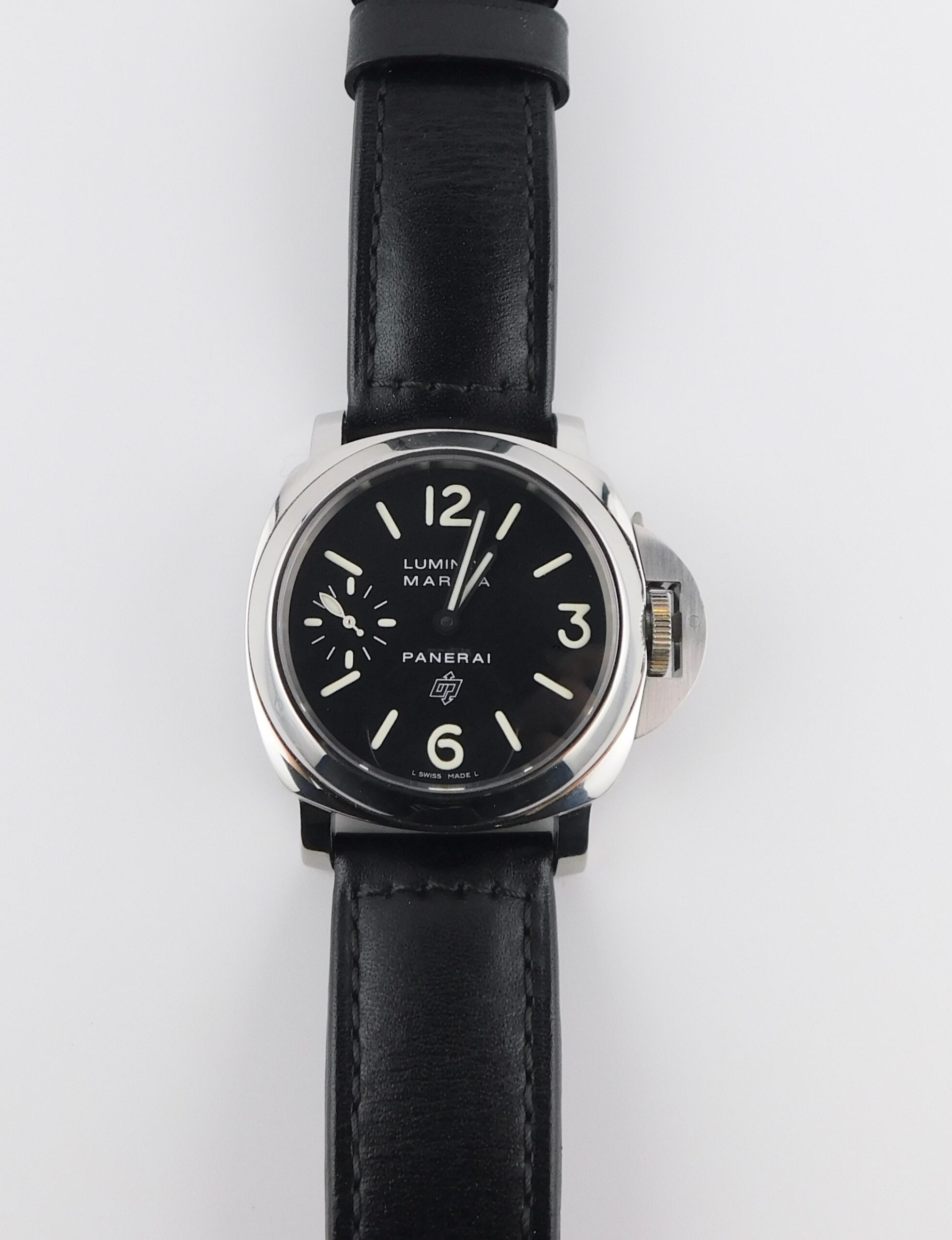 Panerai Luminor Marina Logo PAM00005 Black Dial, Box/Paper - immagine 2
