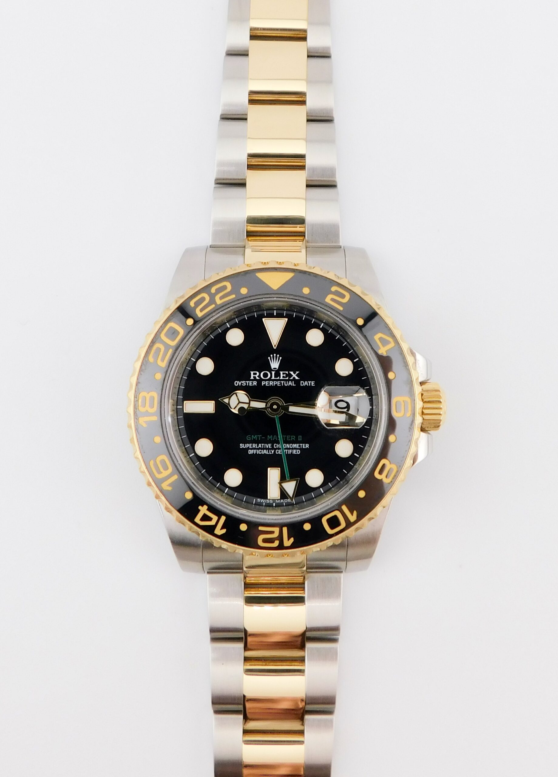 Rolex GMT-Master II 116713LN, Steel/Yellow Gold, Box/Paper - immagine 2