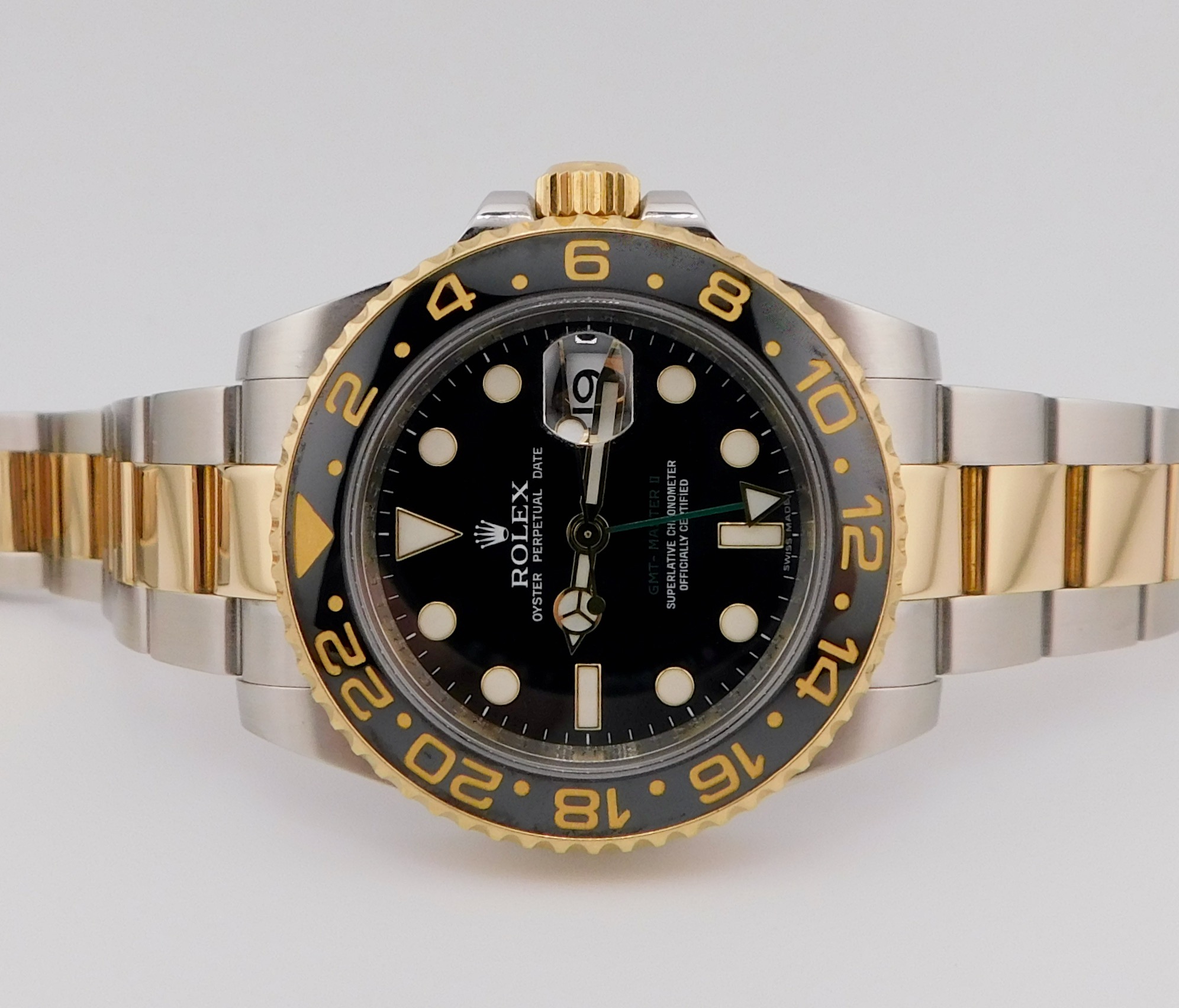 Rolex GMT-Master II 116713LN, Steel/Yellow Gold, Box/Paper - immagine 3
