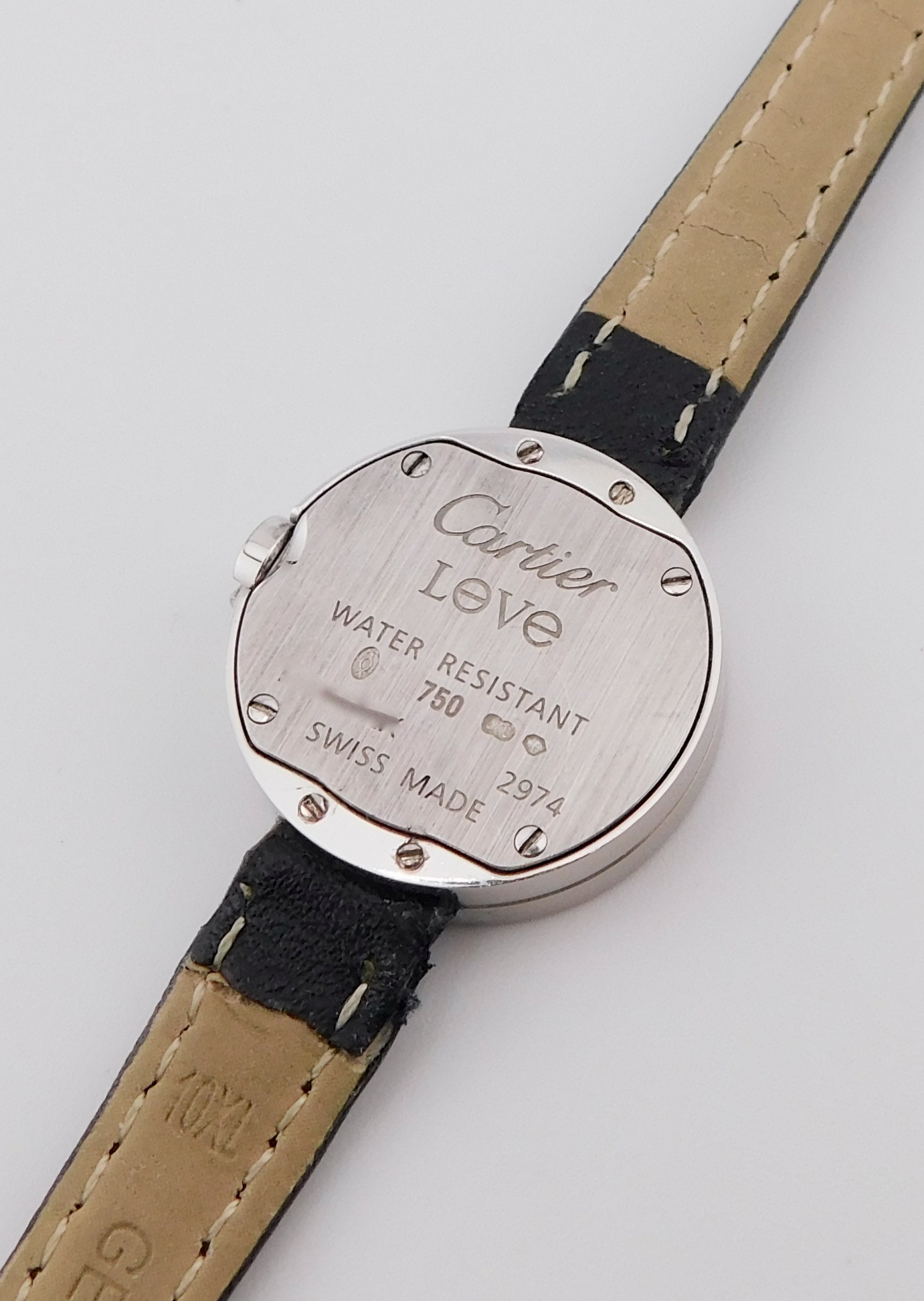 Cartier Love Watch 2974 Diamonds, White Gold - immagine 6