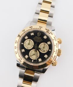 Rolex Daytona 126503, Steel/Gold, Diamonds, Box/Paper