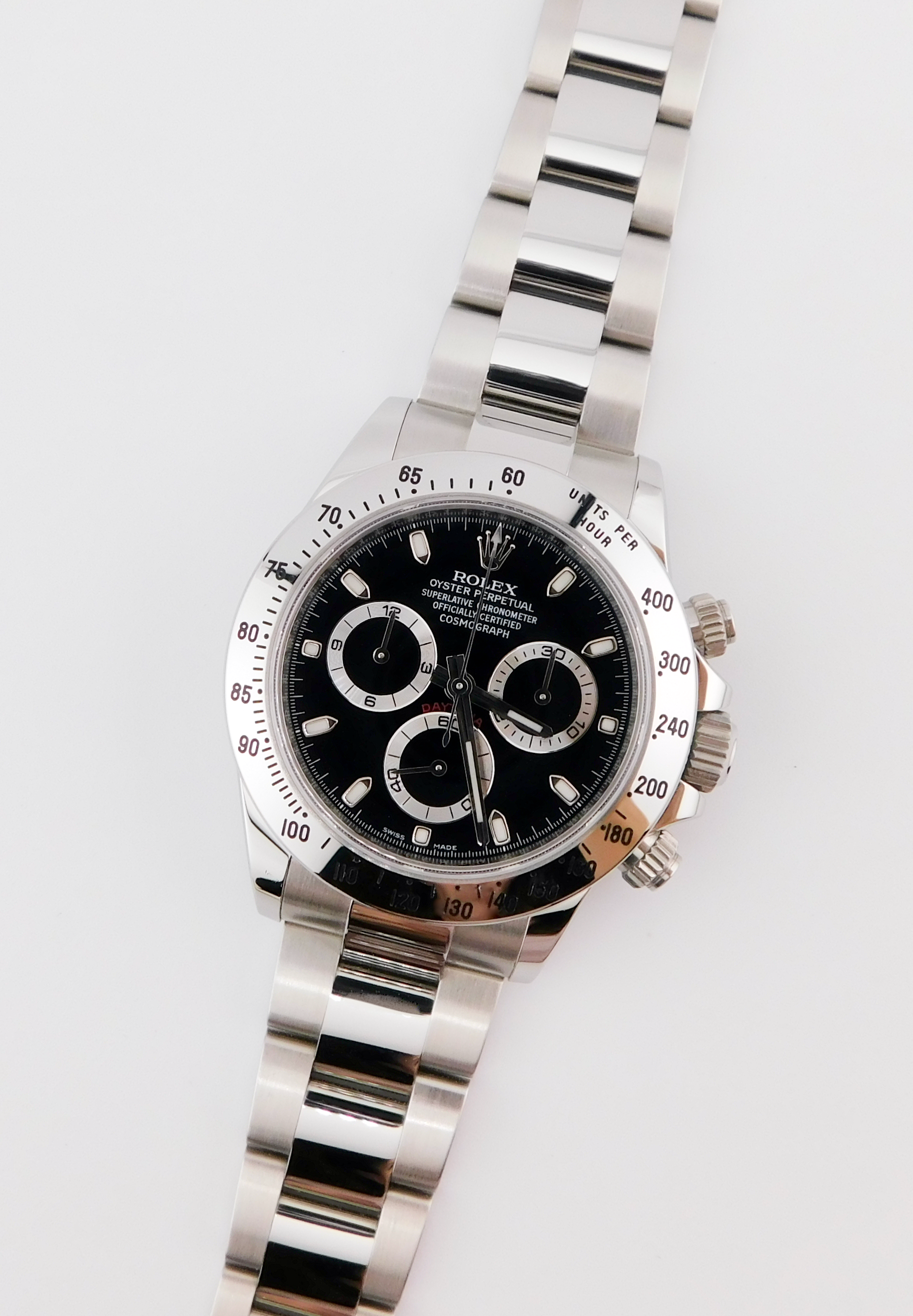 Rolex Daytona 116520, Chromalight, Box/Paper