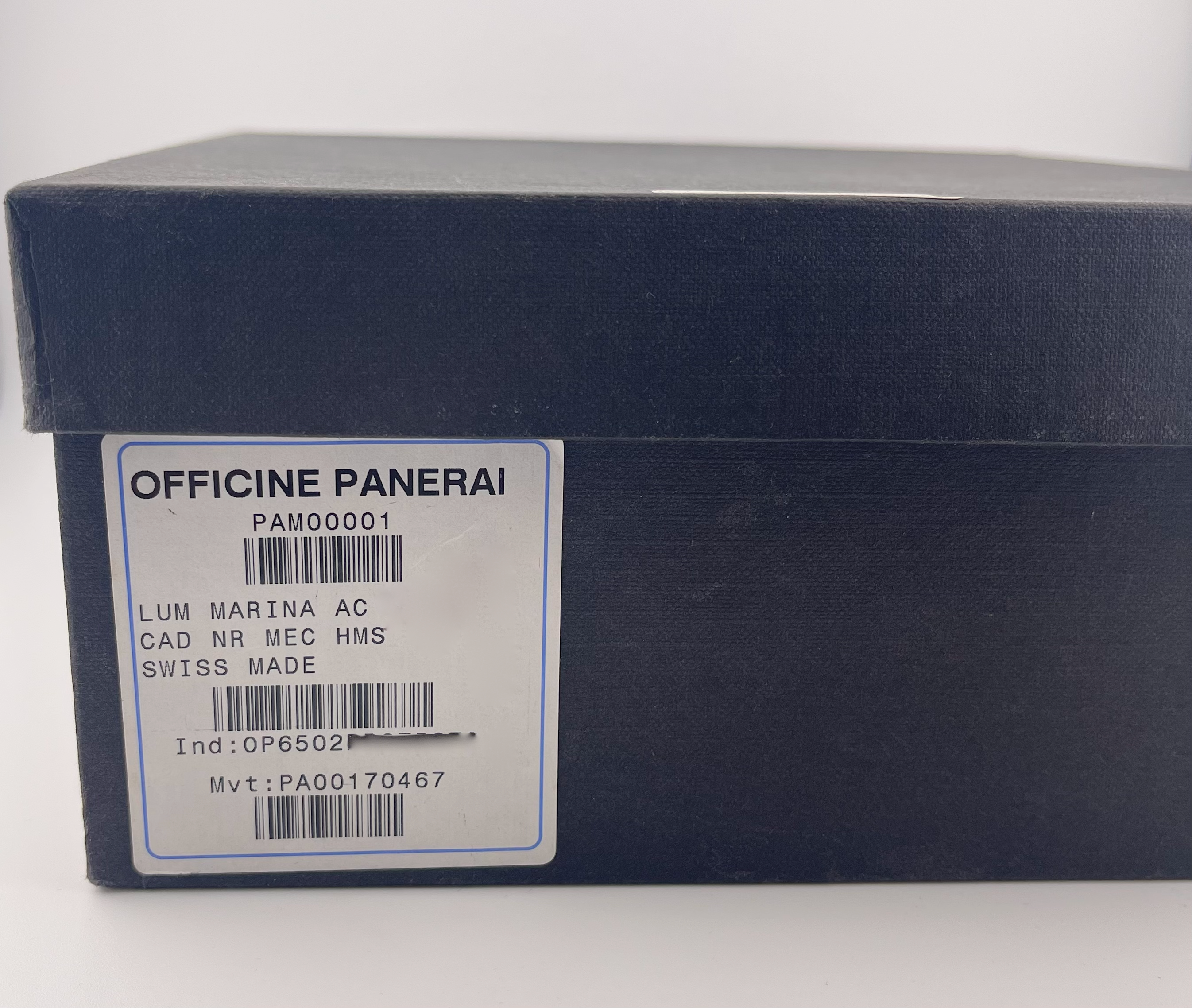 Panerai Luminor Marina PAM000001, Tritium, Box/Paper - immagine 6