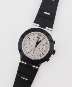 Bulgari Diagono AC 38 P Limited Edition Platinum Chronograph, Box/Paper