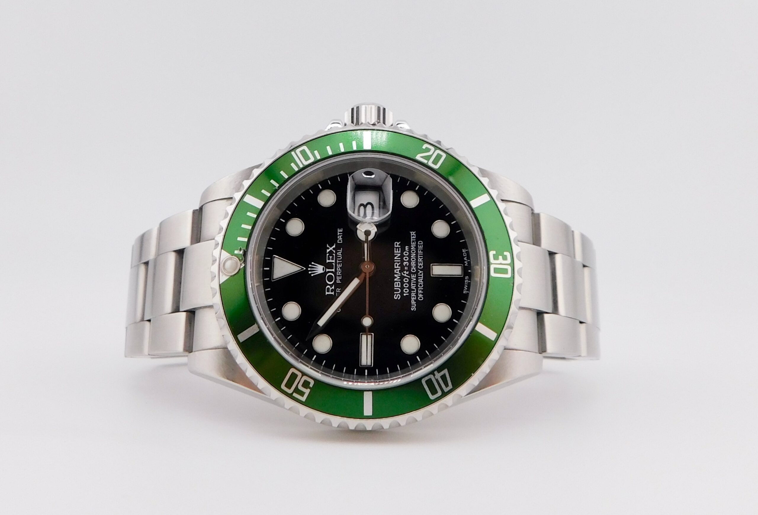 Rolex Submariner Date "Kermit" , Fat Four, Box/Rolex Service Card 2022 - Image 3