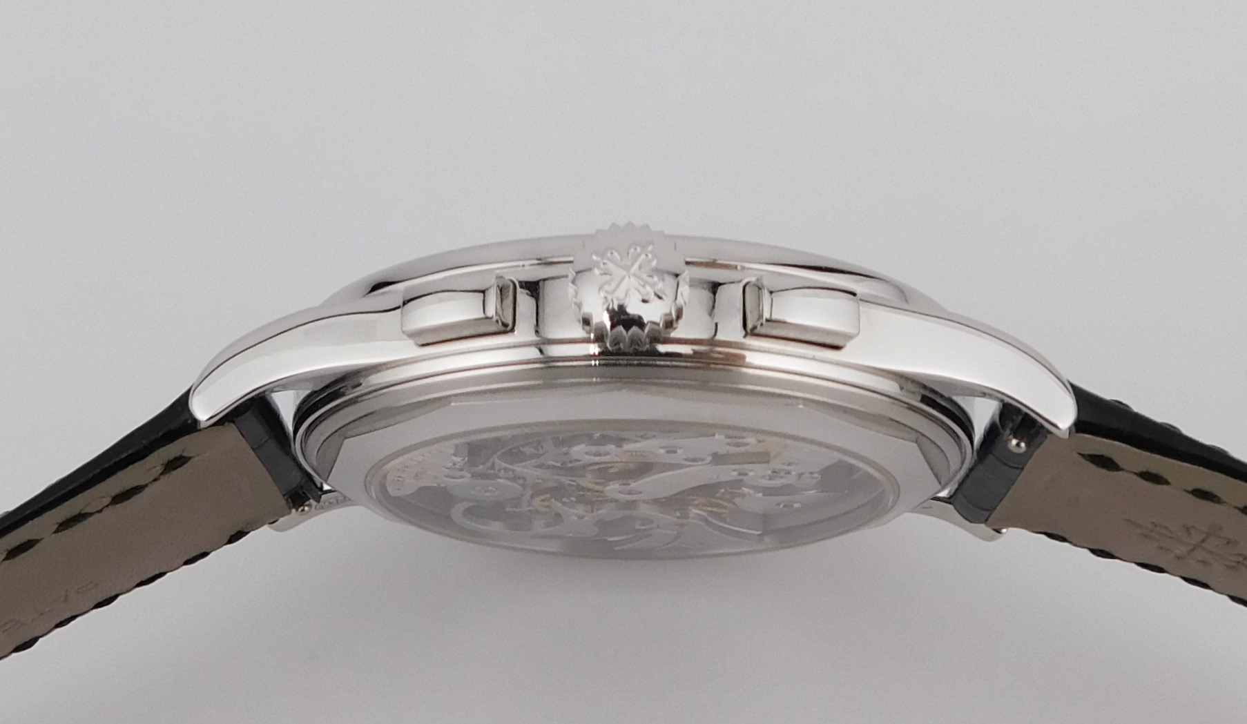 Patek Philippe Chronograph 5170P-001, Platinum, Blue Diamond Baguette Dial, New, Box/Paper - immagine 5