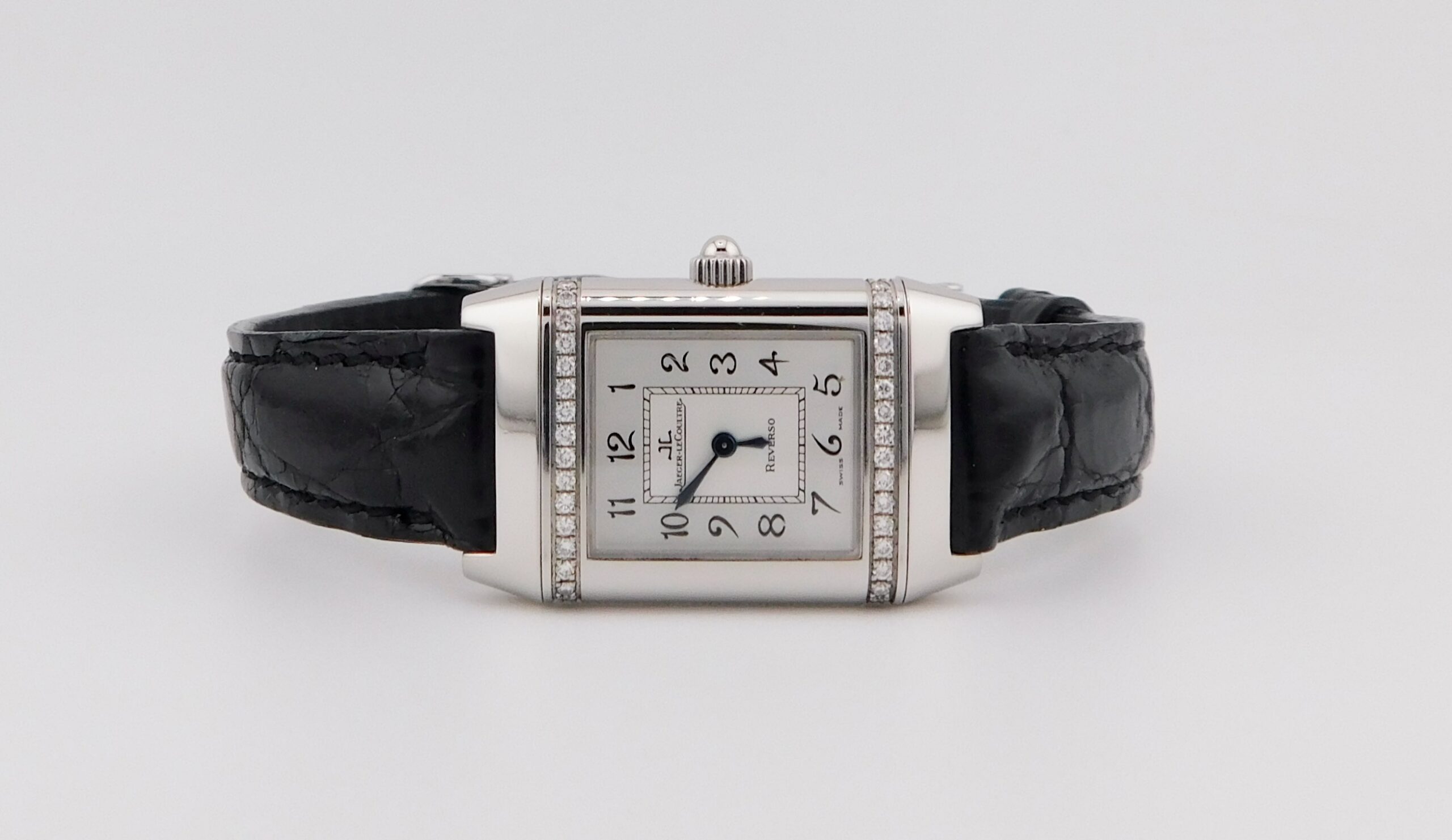 Jaeger-LeCoultre Reverso Lady 265.8.08 Factory Diamonds, Box/Paper - immagine 3