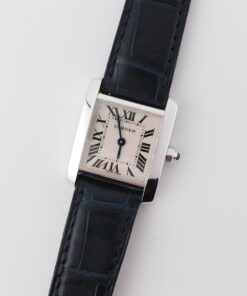 Cartier Tank Française 18k White gold ref. 2403, Box/Paper