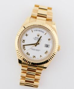 Rolex Day-Date II 218238, Yellow gold, Like New, Box/Paper