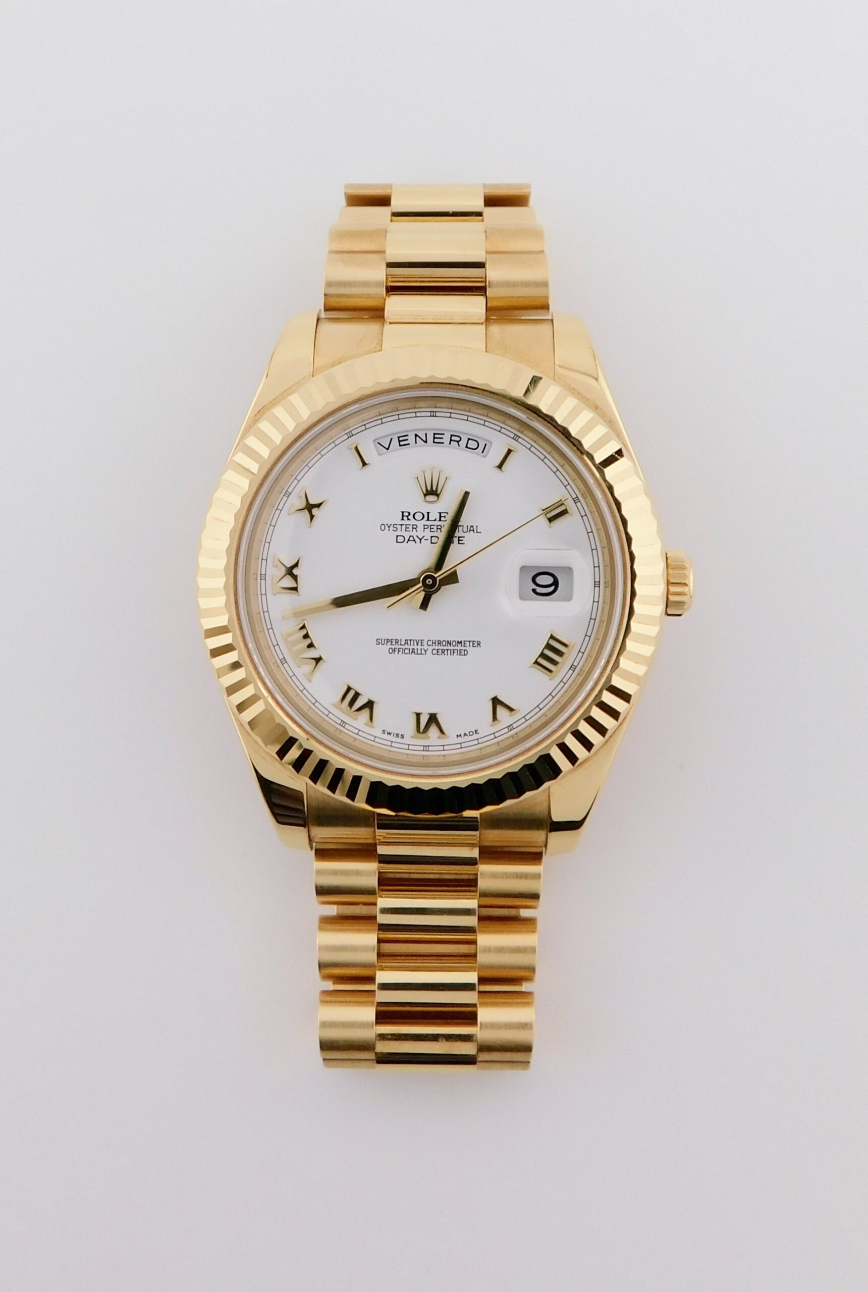 Rolex Day-Date II 218238, Yellow gold, Like New, Box/Paper - Image 2