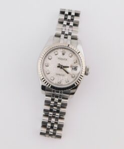 Rolex Lady-Datejust 179174, Diamond Dial, Box/Paper