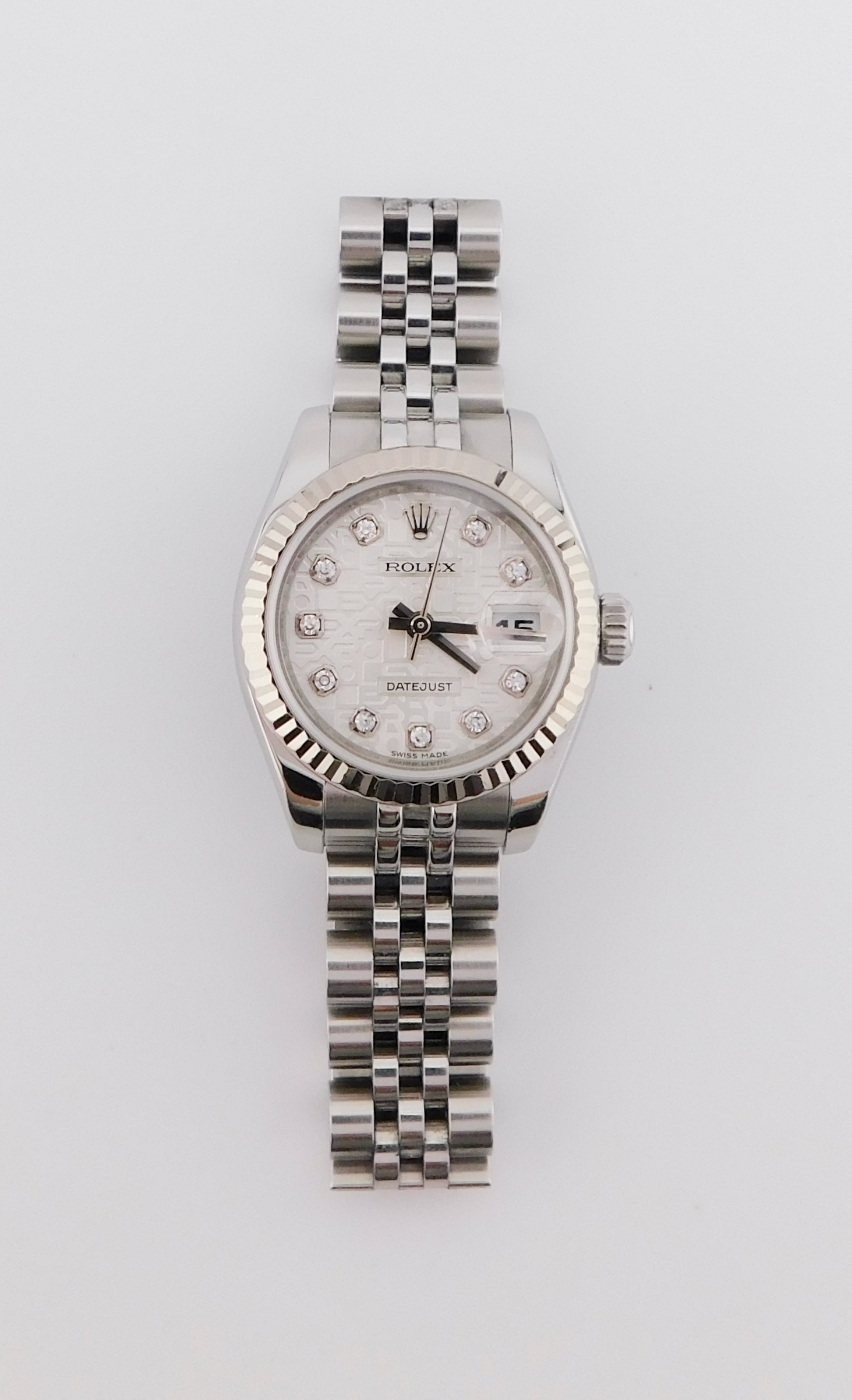 Rolex Lady-Datejust 179174, Diamond Dial, Box/Paper - immagine 2