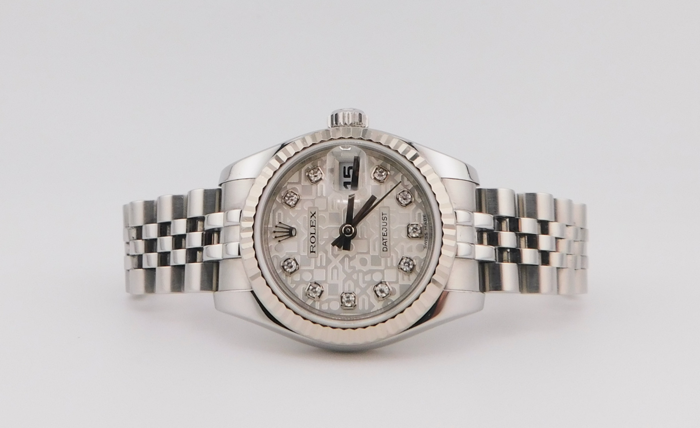 Rolex Lady-Datejust 179174, Diamond Dial, Box/Paper - immagine 3