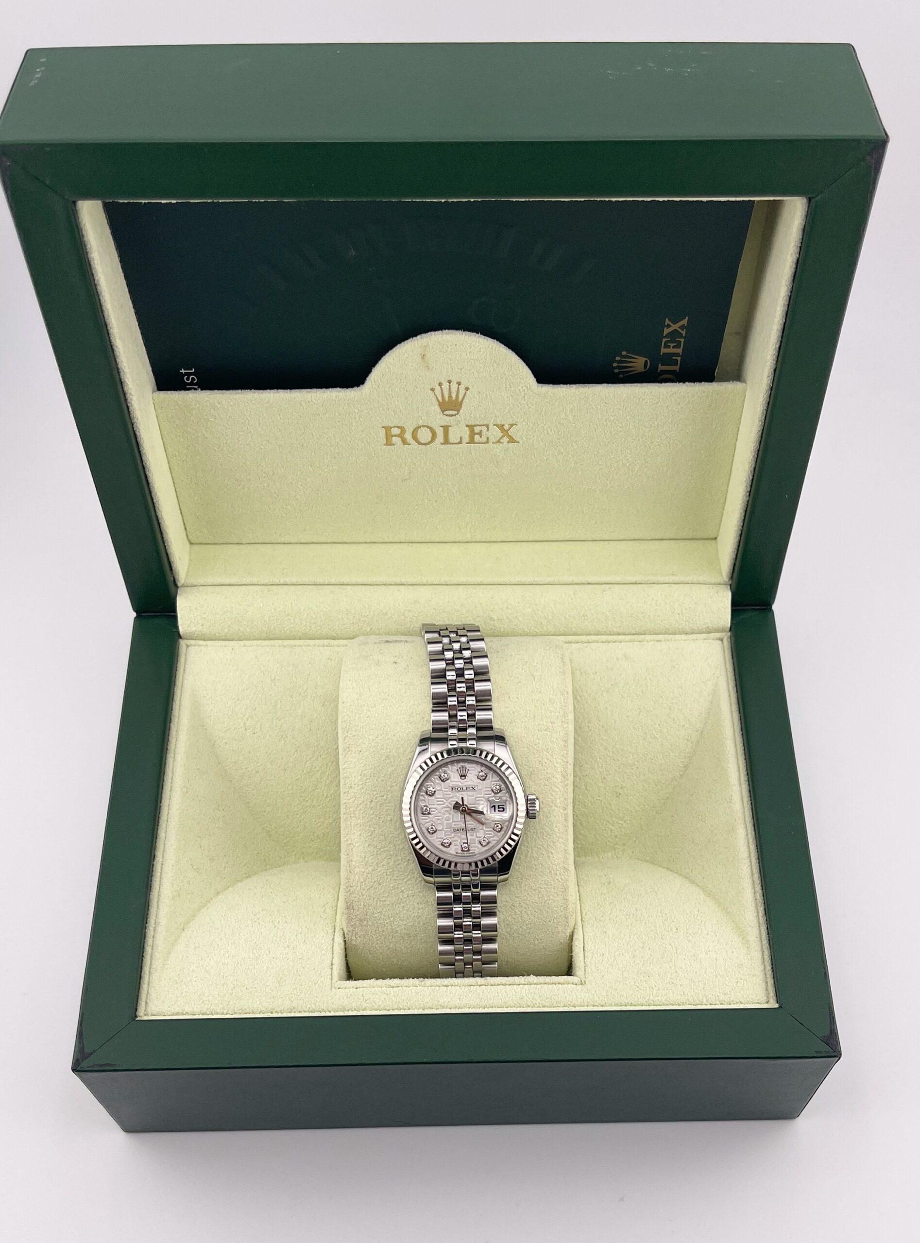 Rolex Lady-Datejust 179174, Diamond Dial, Box/Paper - immagine 5